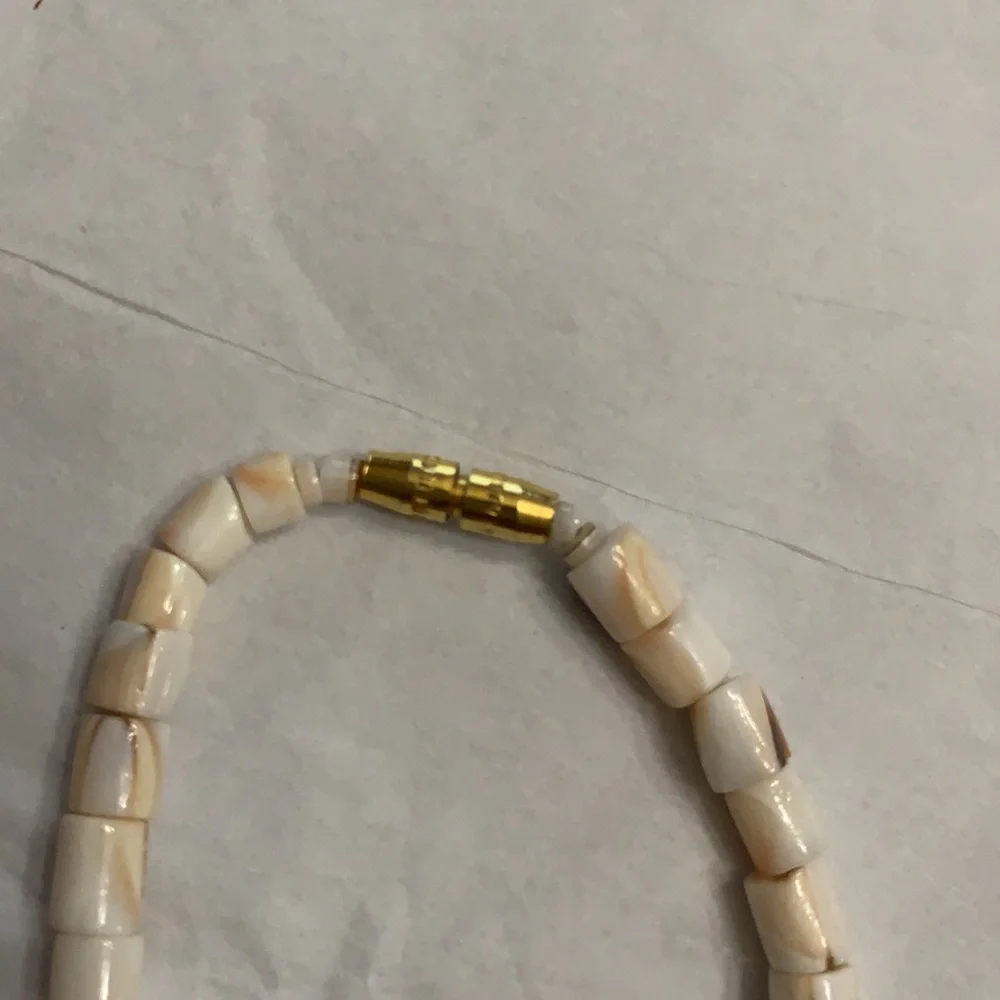 Coastal Puka Shell small beads kids bracelet